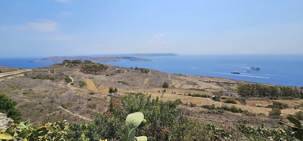 Gozo looking towards Malta