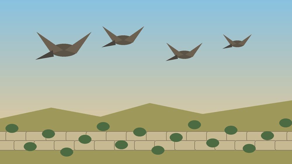 Turtle Dove migration over Malta — original Nature Malta illustration