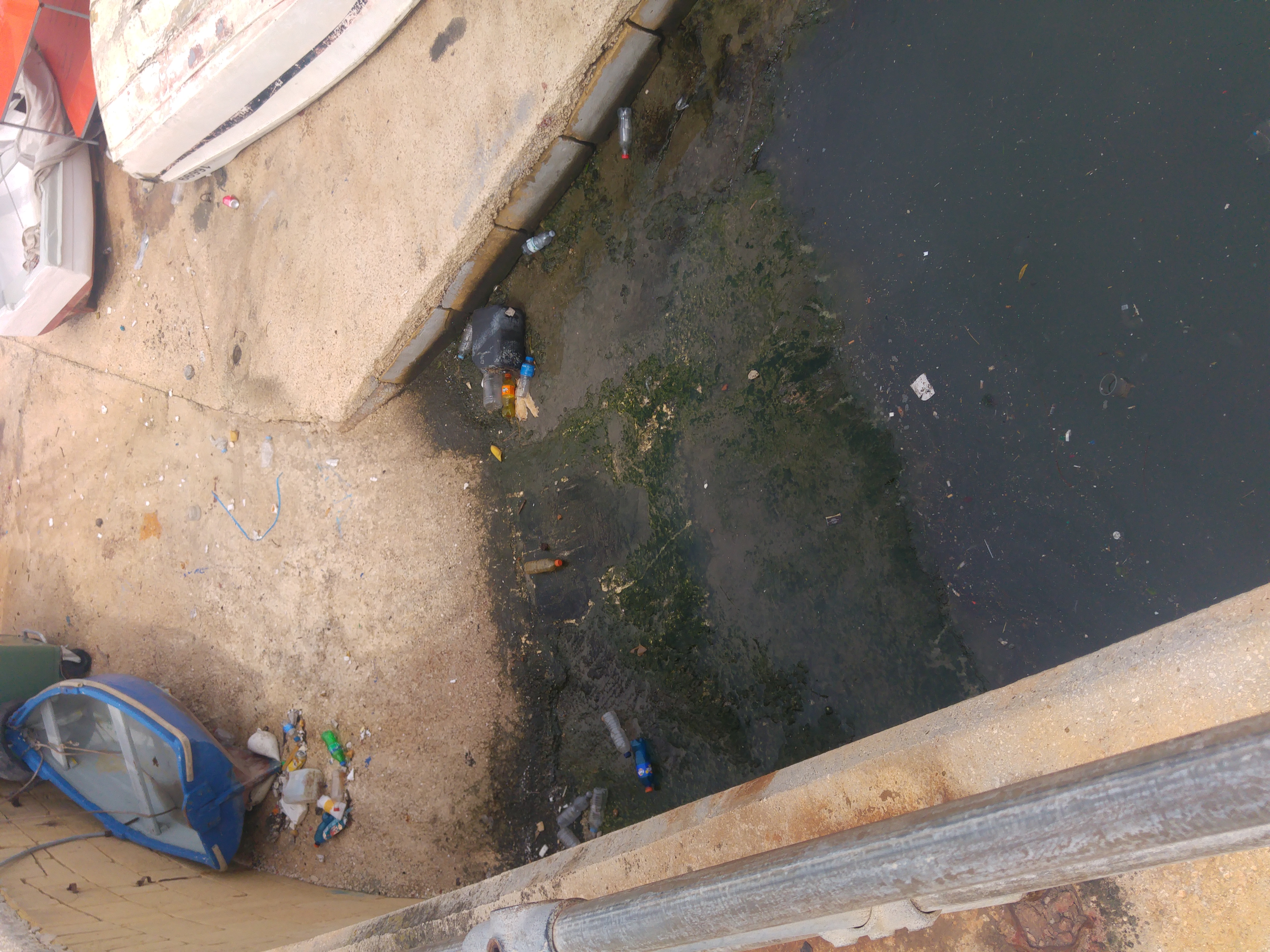 Harbour pollution