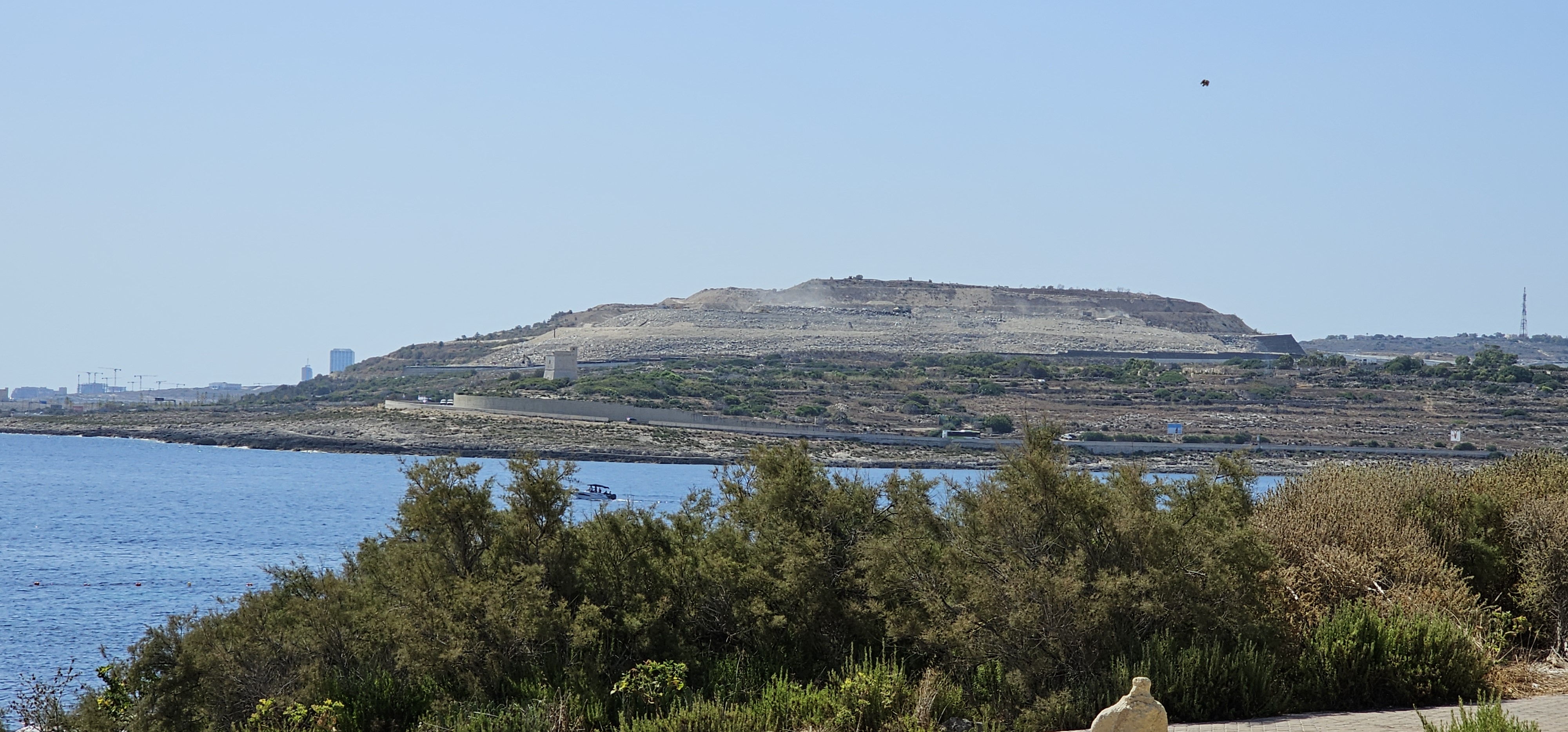 Maghtab Hill from Ta Fra Ben
